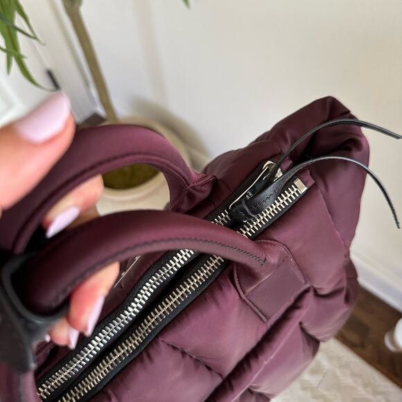 NEW Prada Tessuto Padded Hand Bag & Crossbody Red - Picture 9 of 15